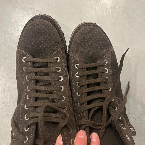 Chanel Brown Authentic Suede Boots 39 - Picture 6 of 9